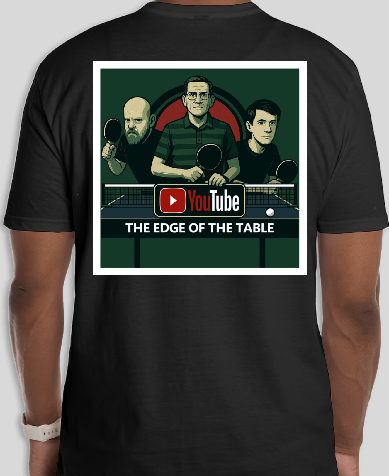 Edge of the Table Premium Bella + Canvas 3001 Tee Square Logo